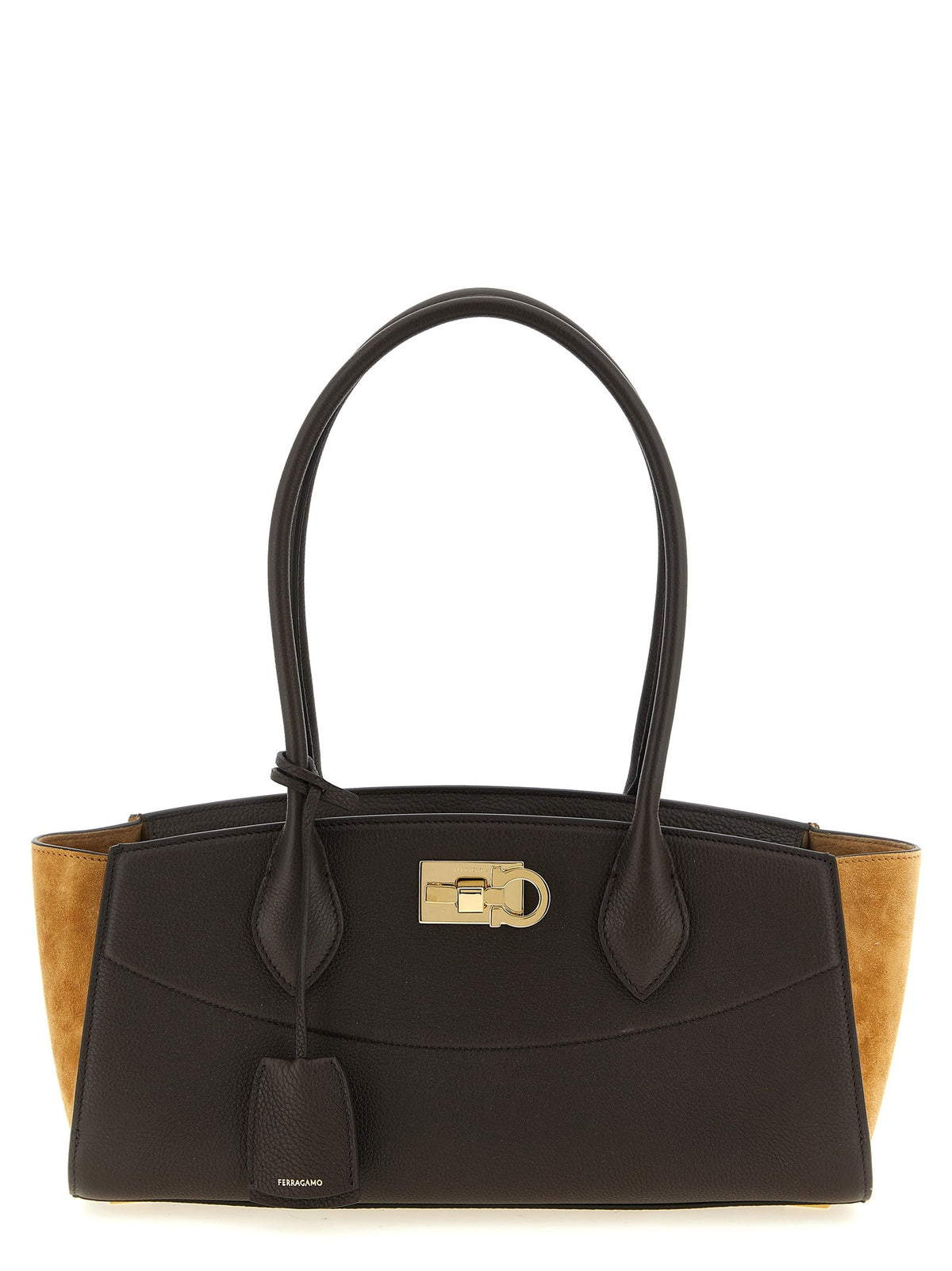 حقيبة كتف 'NewFerragamo StudioSoft EastWest (M)'
