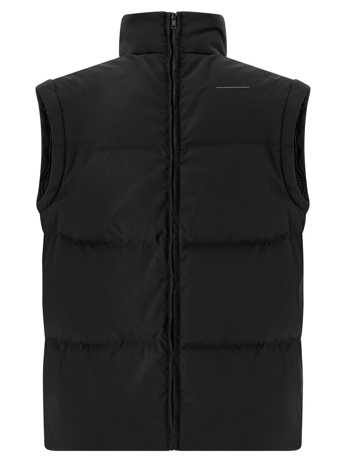 'Numeric signature MM6' embroidery down jacket