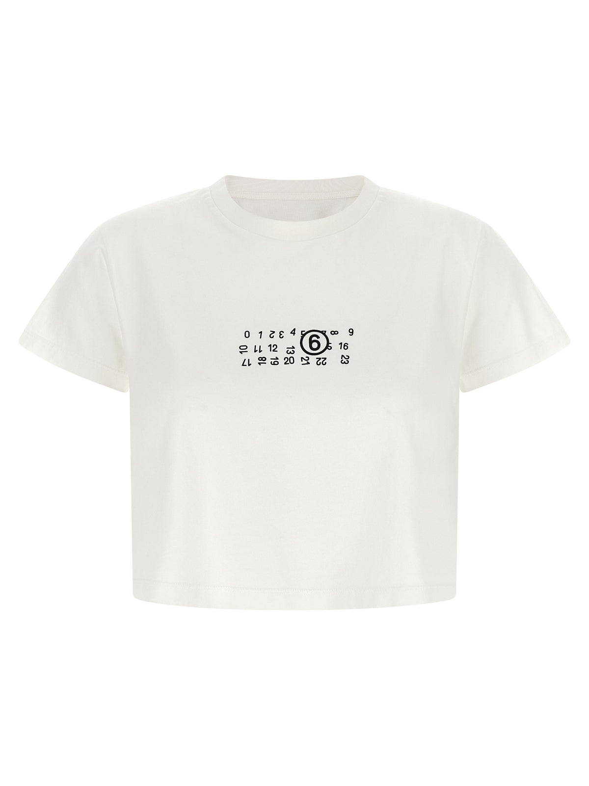 'Numeric Signature MM6' upside down T-shirt