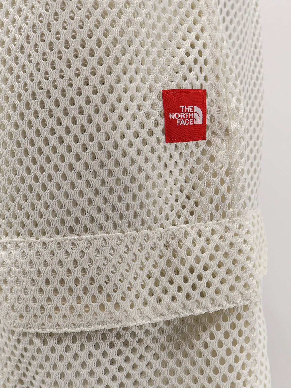 Nylon bermuda shorts with logo patch