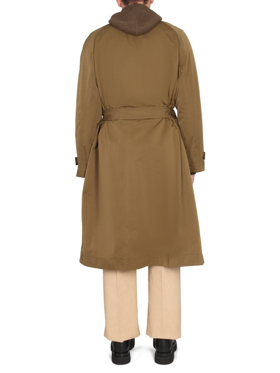 NYLON FOLDING TRENCH COAT