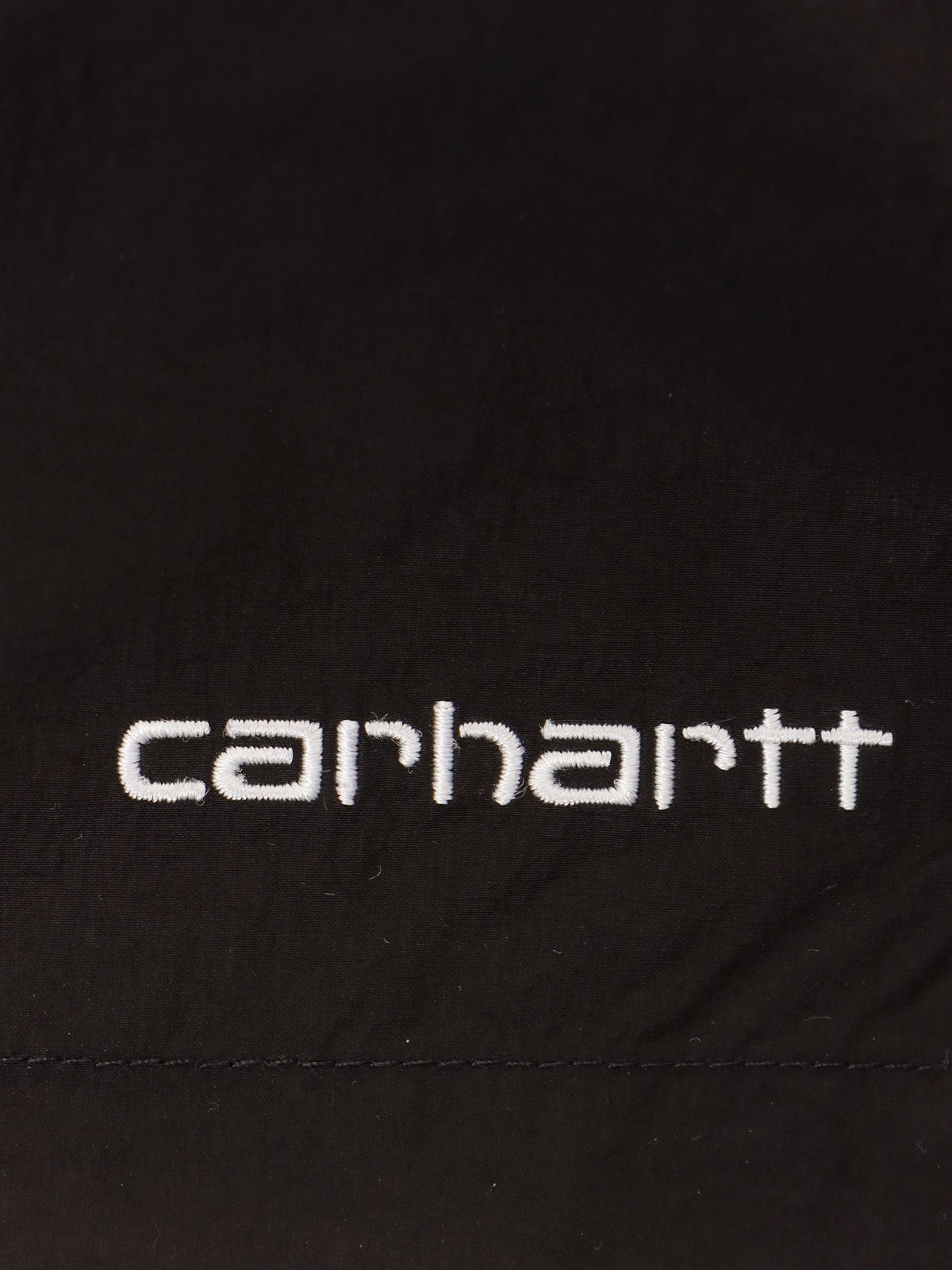 Nylon swim trunk with embroidered logo