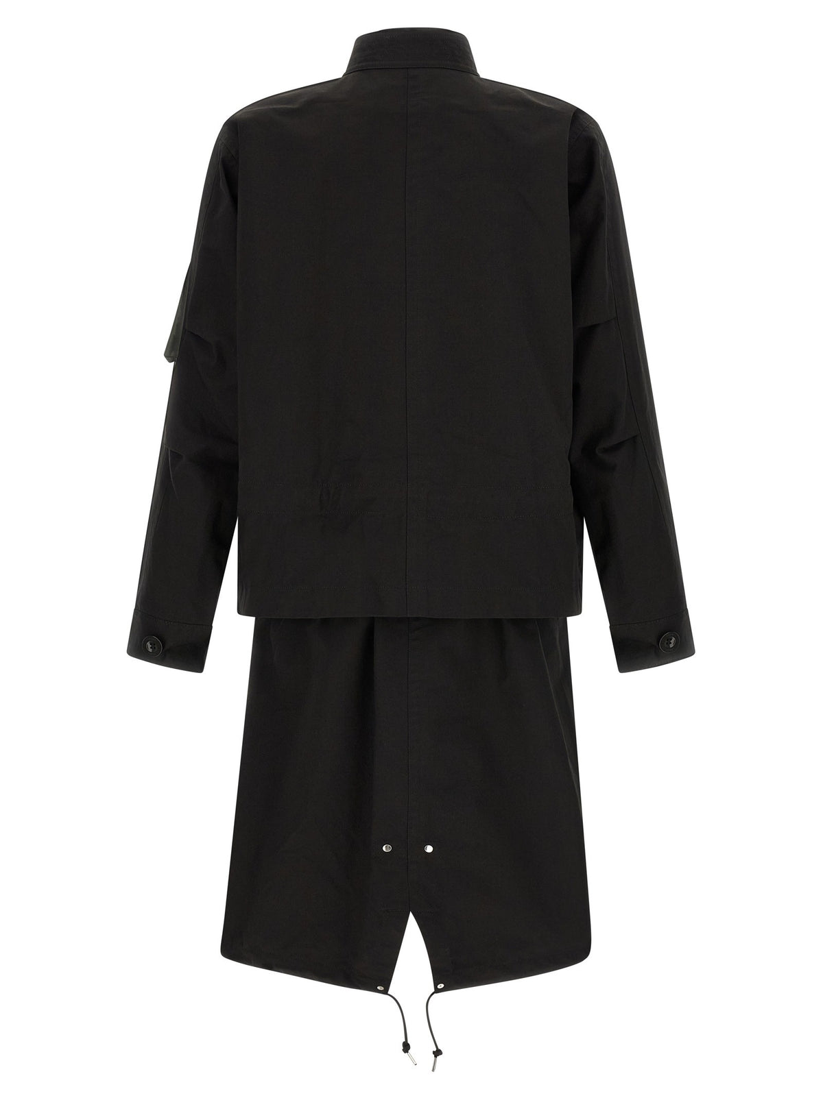 'Nylon Twill x Rip Stop' coat