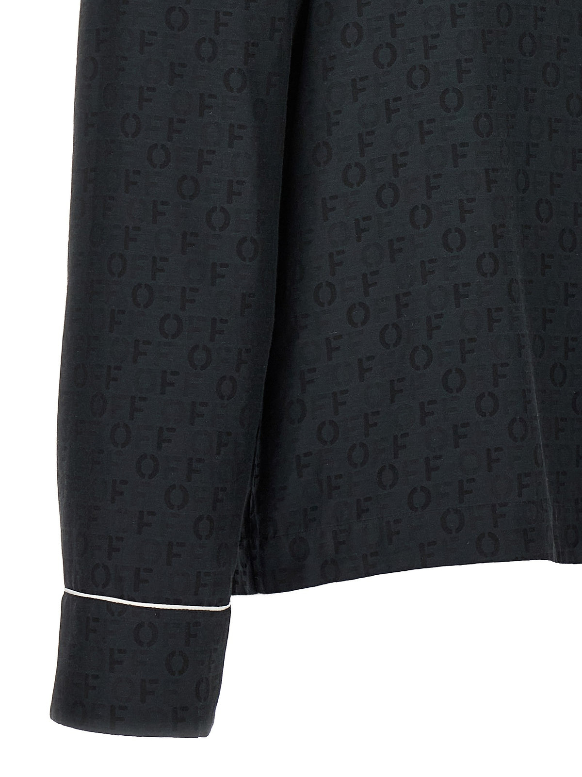 'Off Jaquard Pajama' shirt