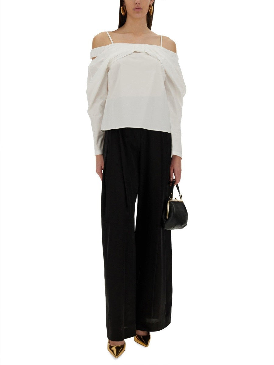 "OFF-SHOULDER" SHIRT