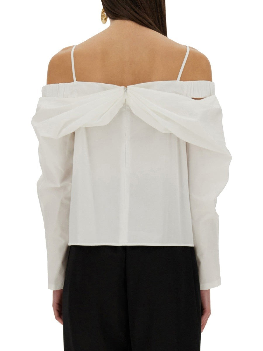 "OFF-SHOULDER" SHIRT