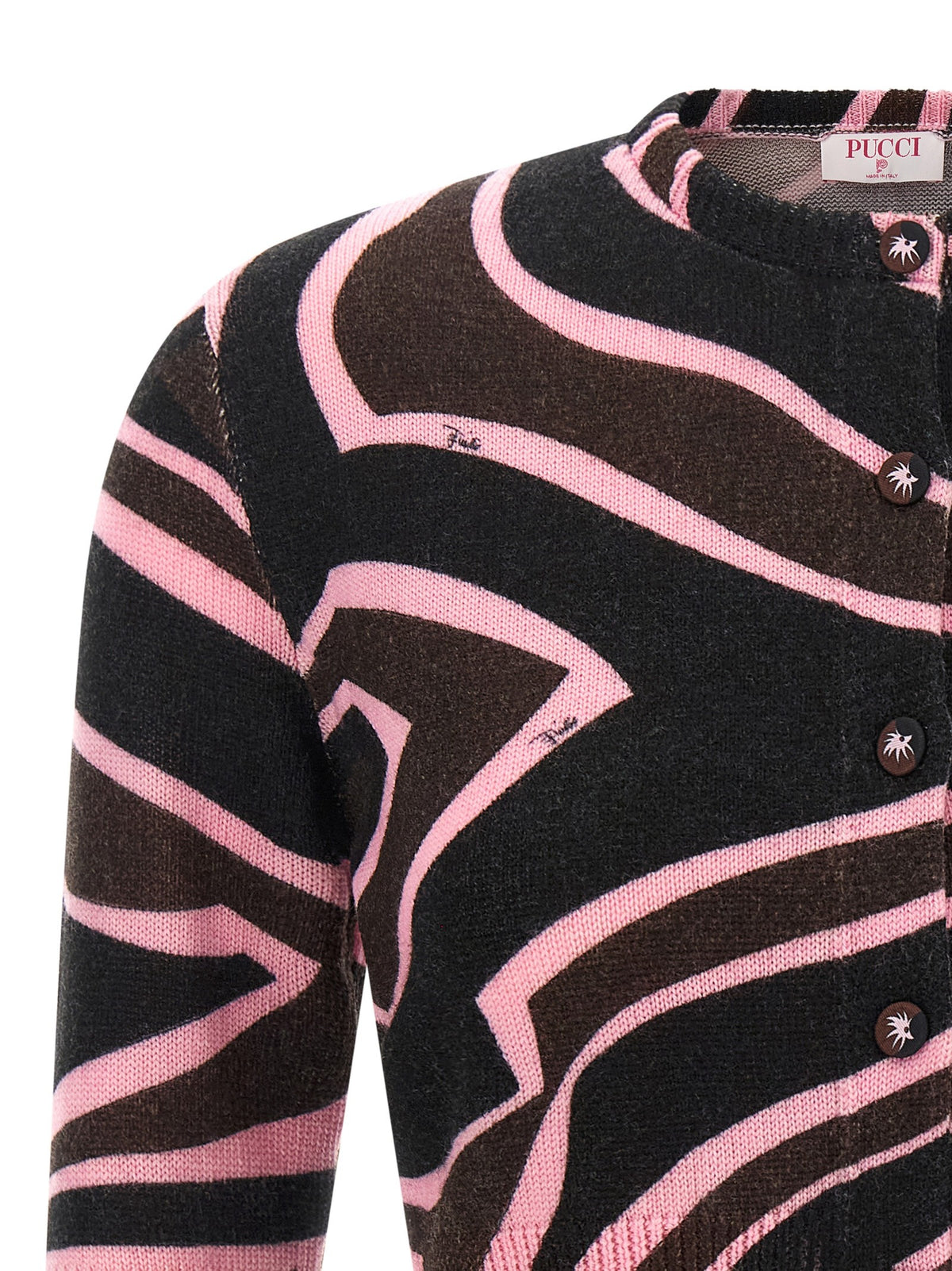 'Onde' cropped cardigan