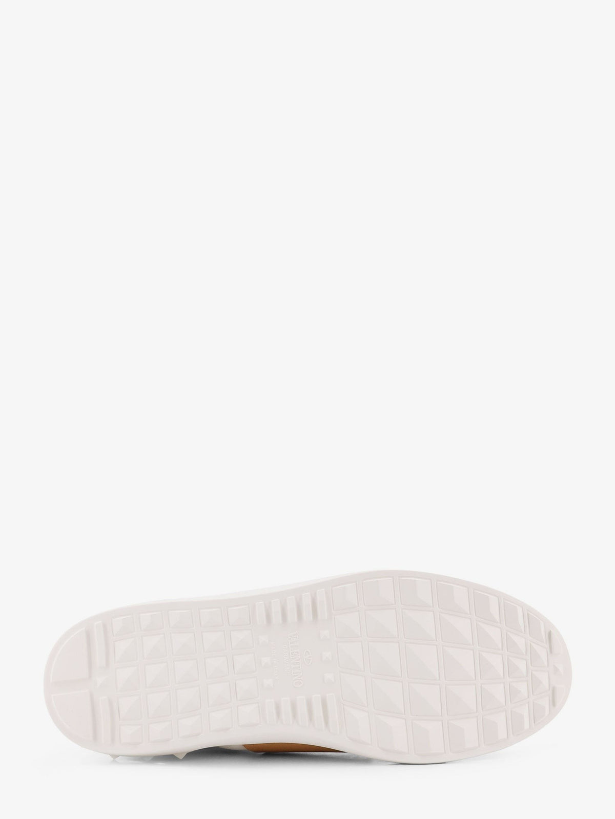 Open leather sneakers