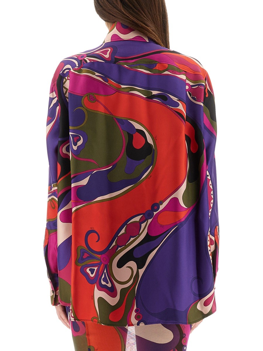 ORCHID PRINT SHIRT