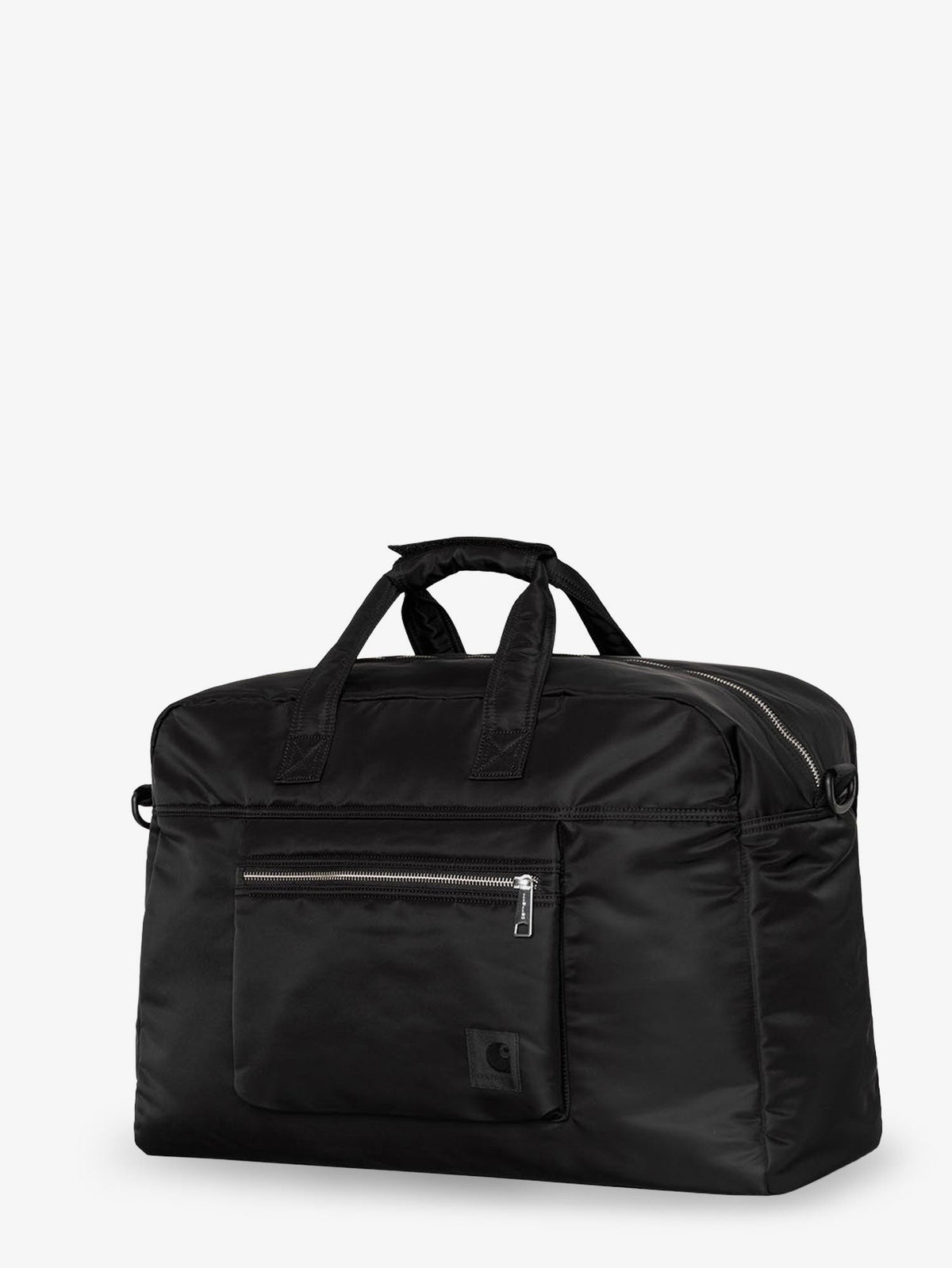 حقيبة كتف من النايلون Otis Weekend Bag مع رقعة شعار بلون مماثل