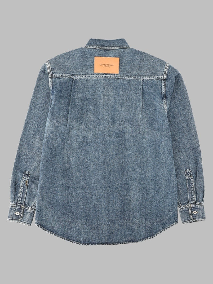 Overshirt In Denim Di Cotone
