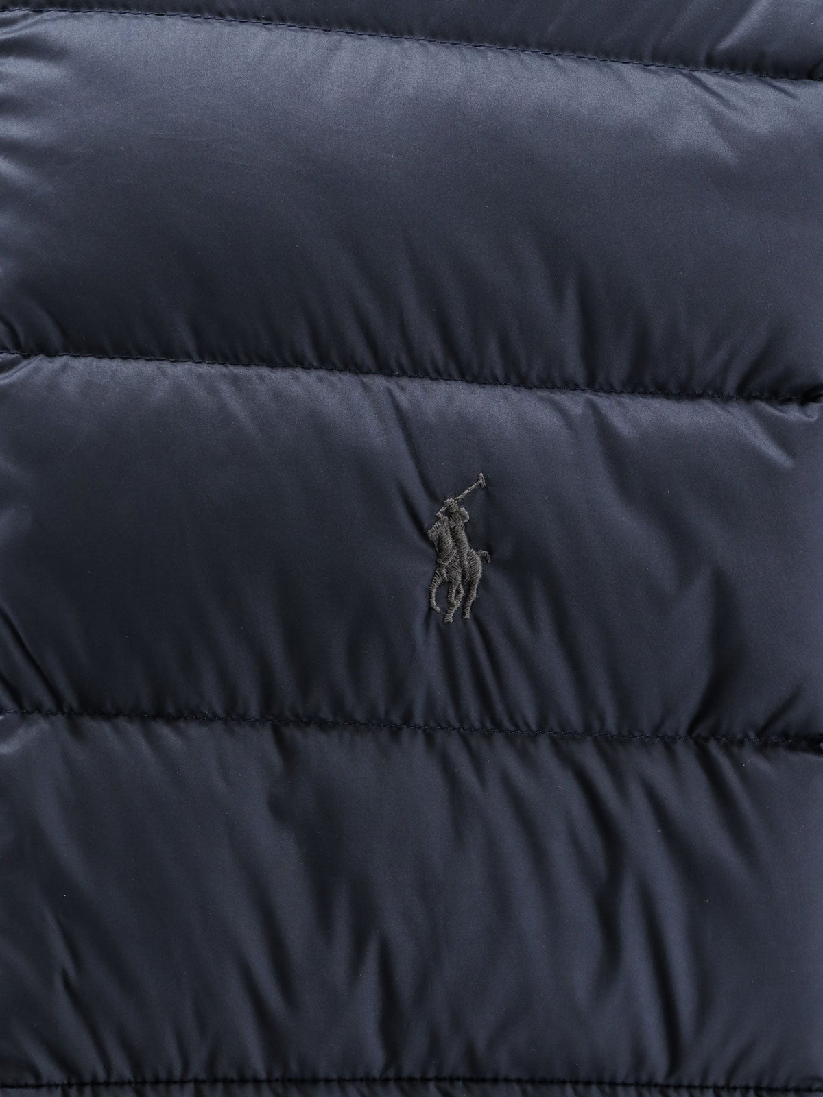 Packable recycled material down jacket