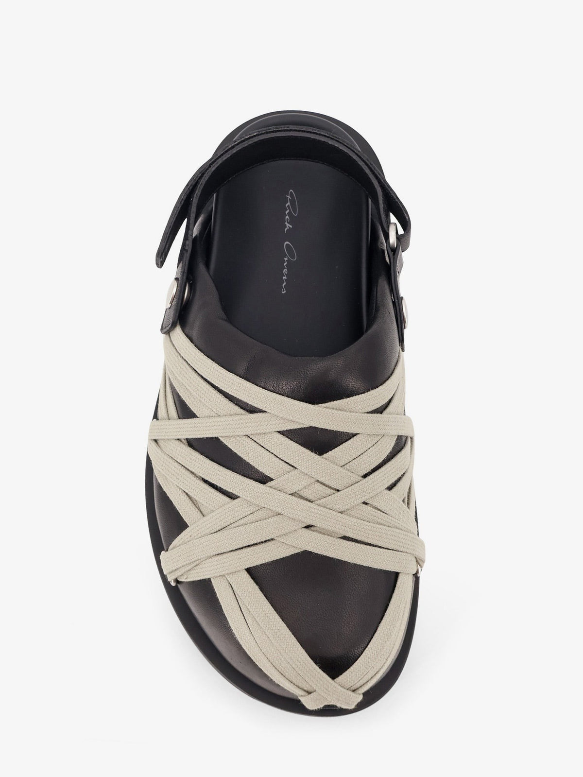 Padded Megalace Platform leather sandals