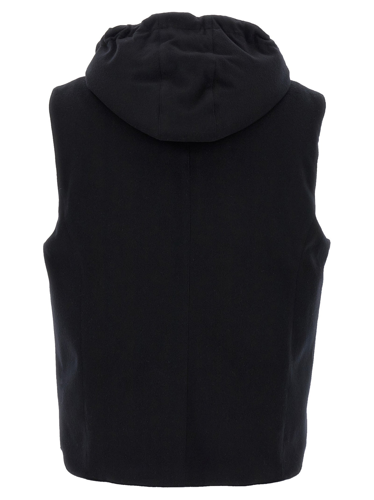 Padded wool vest