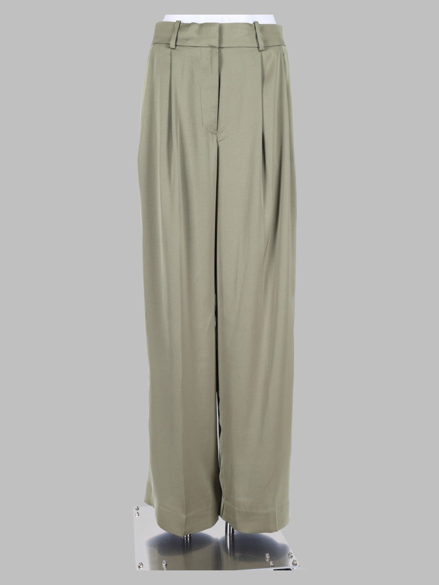 pantalone ampio in raso