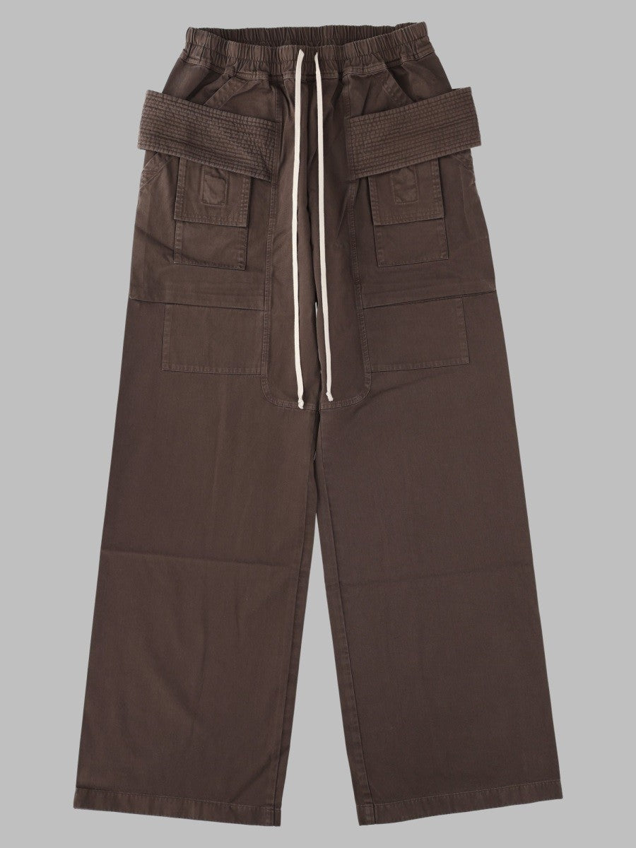 Pantalone Cargo in Felpa di Cotone