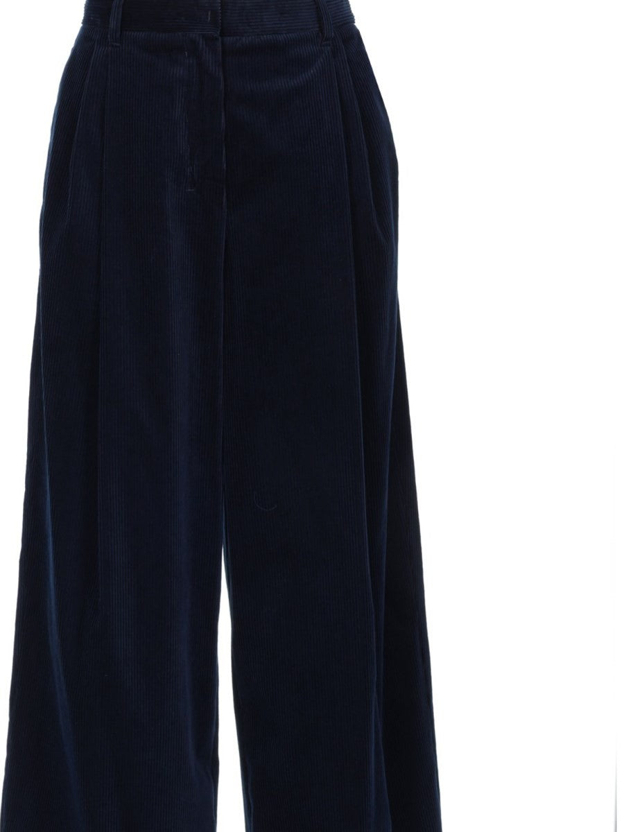 Pantalone "Corona" In Velluto A Coste