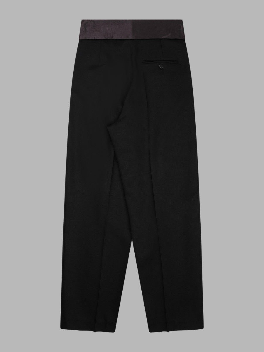 Pantalone In Lana Con Baschina