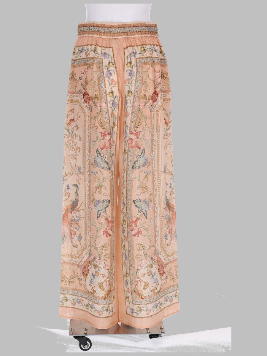 PANTALONE IN SETA STAMPATA