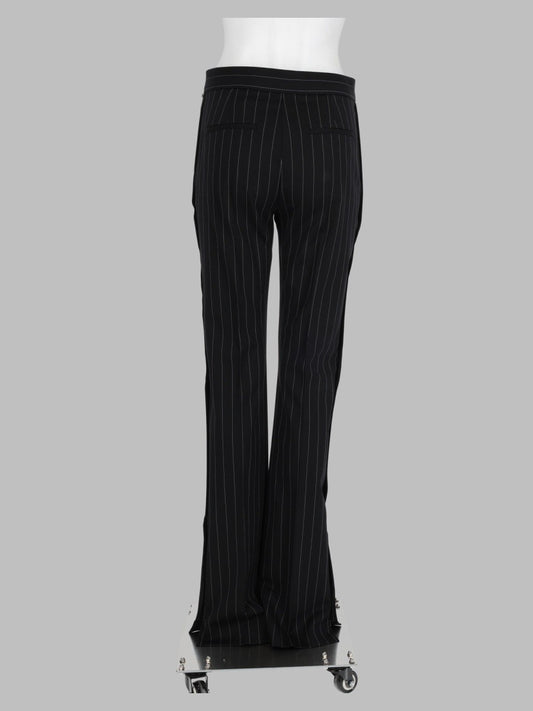 Pantalone Slim Flare in Lana Stretch