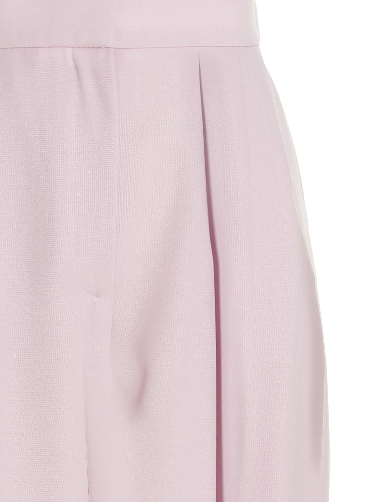 Pants with front pleats