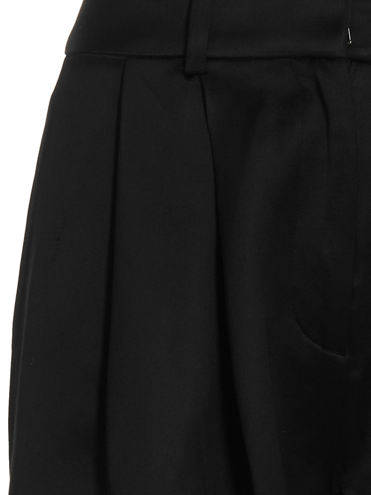 Pants with front pleats