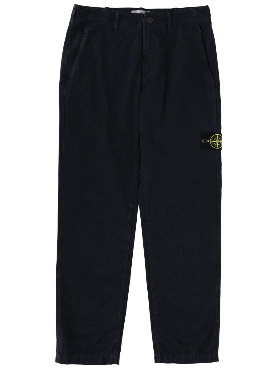 PANTS WITH LOGO PATCH