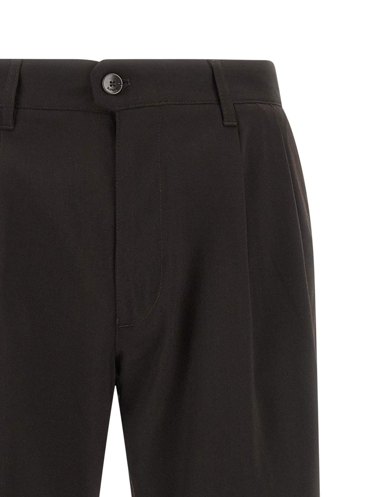 Pants with pleats