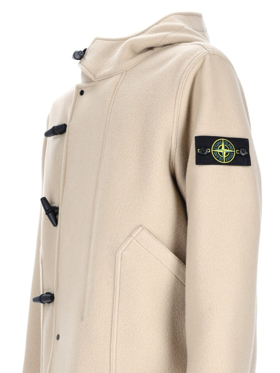 Parka In Lana e Cashmere