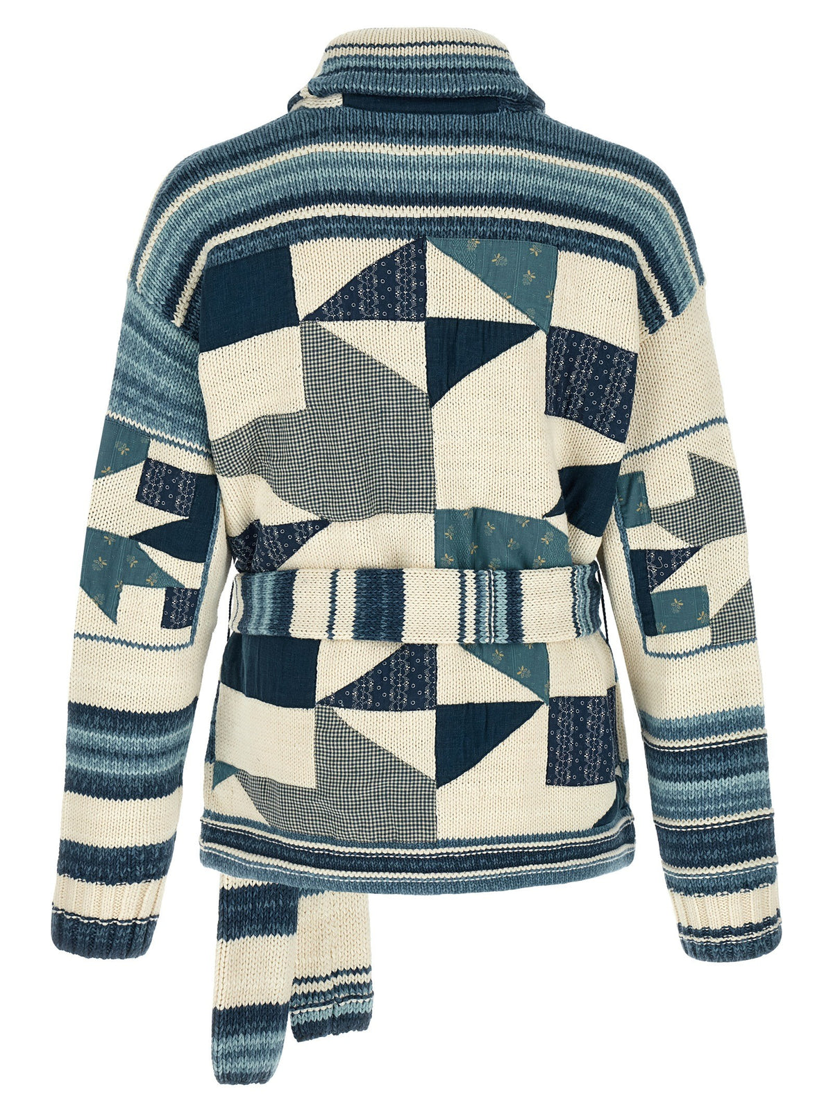 Patchwork cardigan