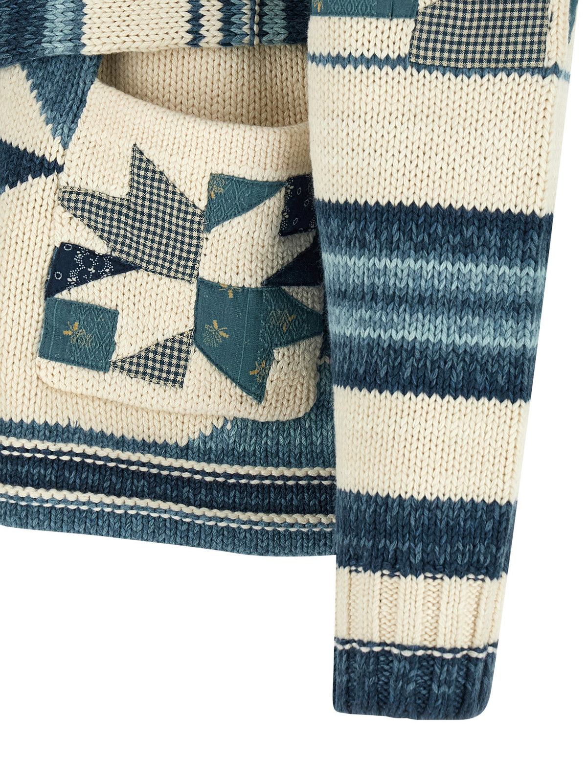 Patchwork cardigan