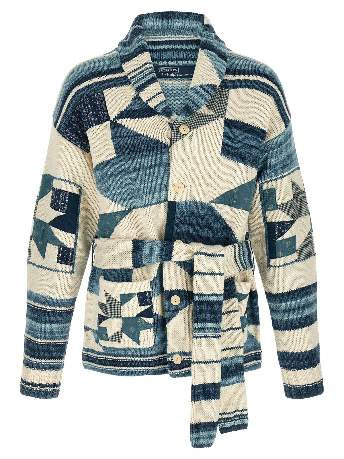 Patchwork cardigan