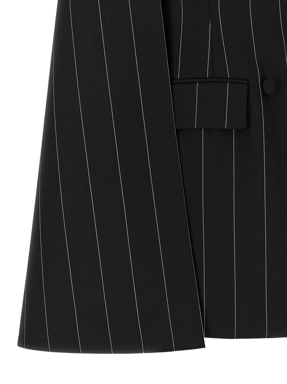 Pinstripe 'Tuxedo' cape