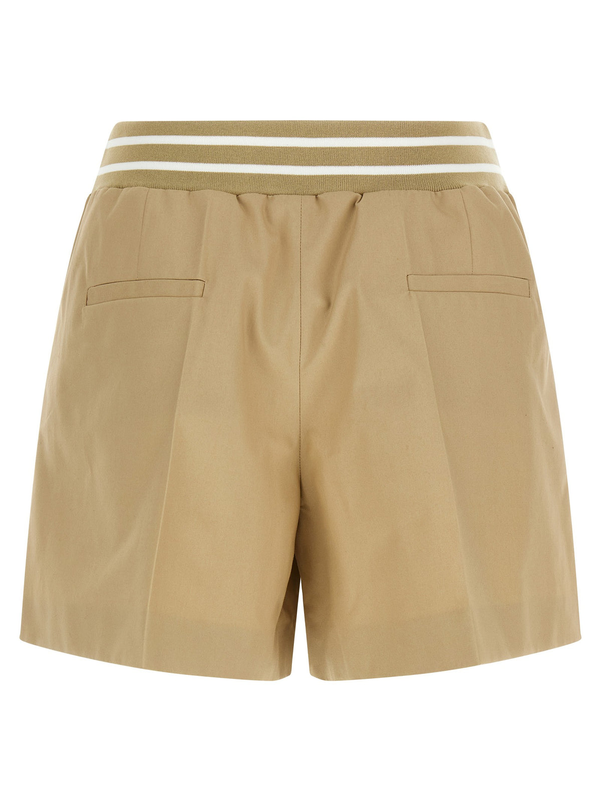 Pleated shorts