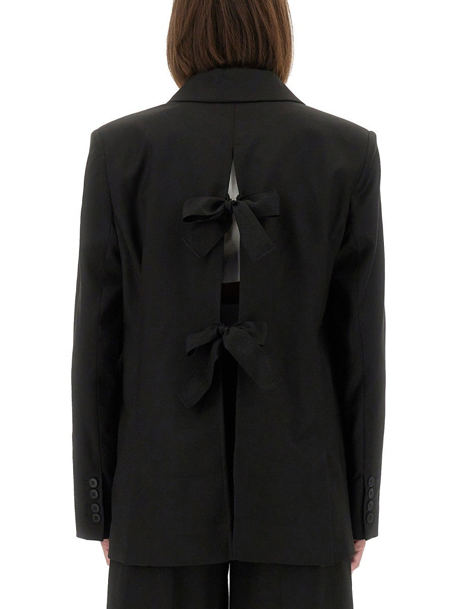 "PLUTO" BLAZER WITH BOW