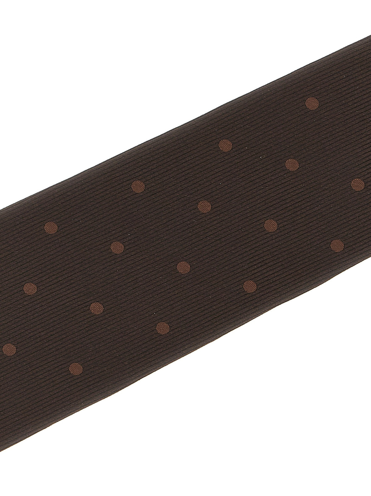 Polka dot silk tie