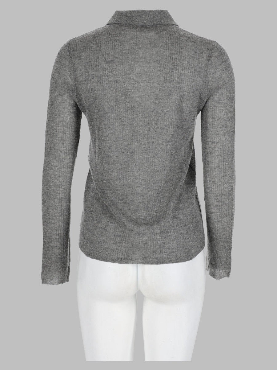 Polo In Maglia Di Lana