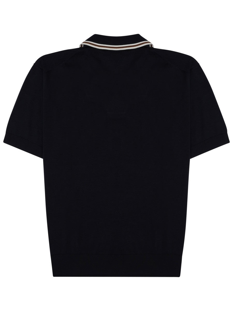 POLO IN SETA MISTO COTONE