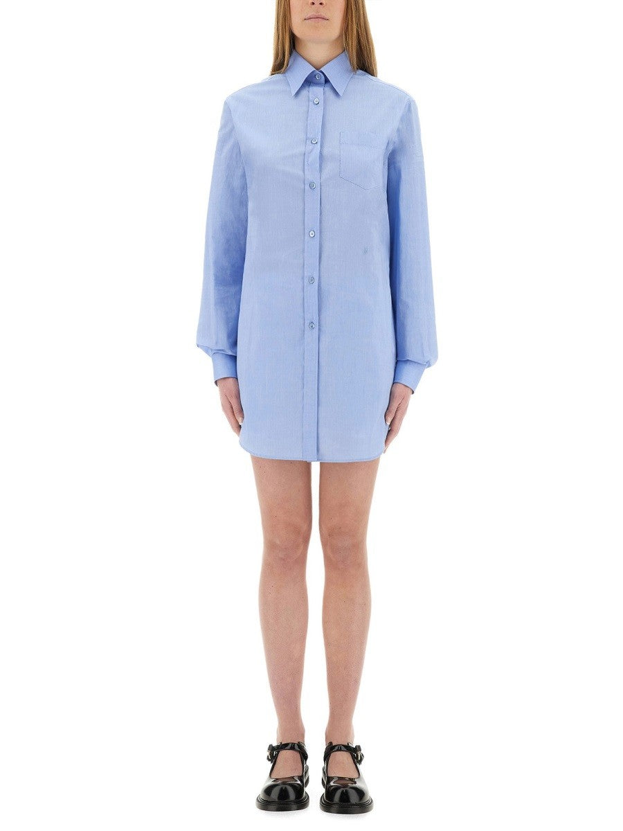 POPLIN CHEMISE JUMPSUIT
