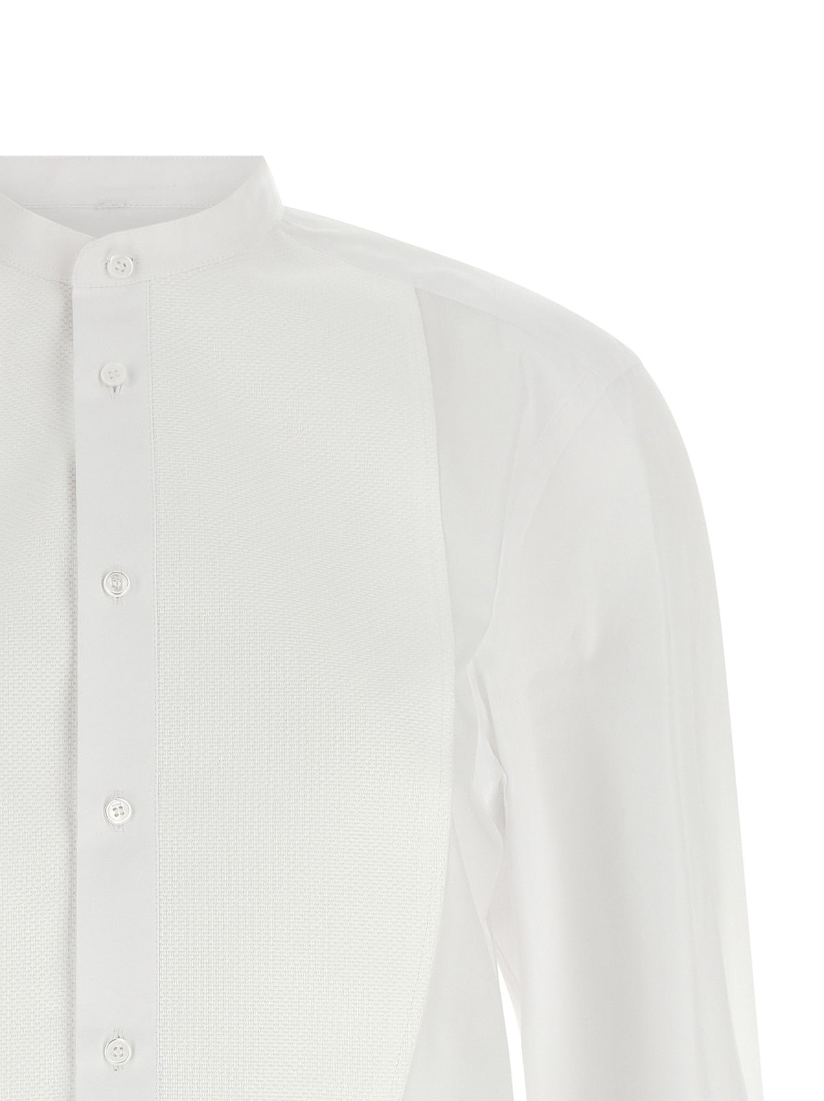 White popeline shirt