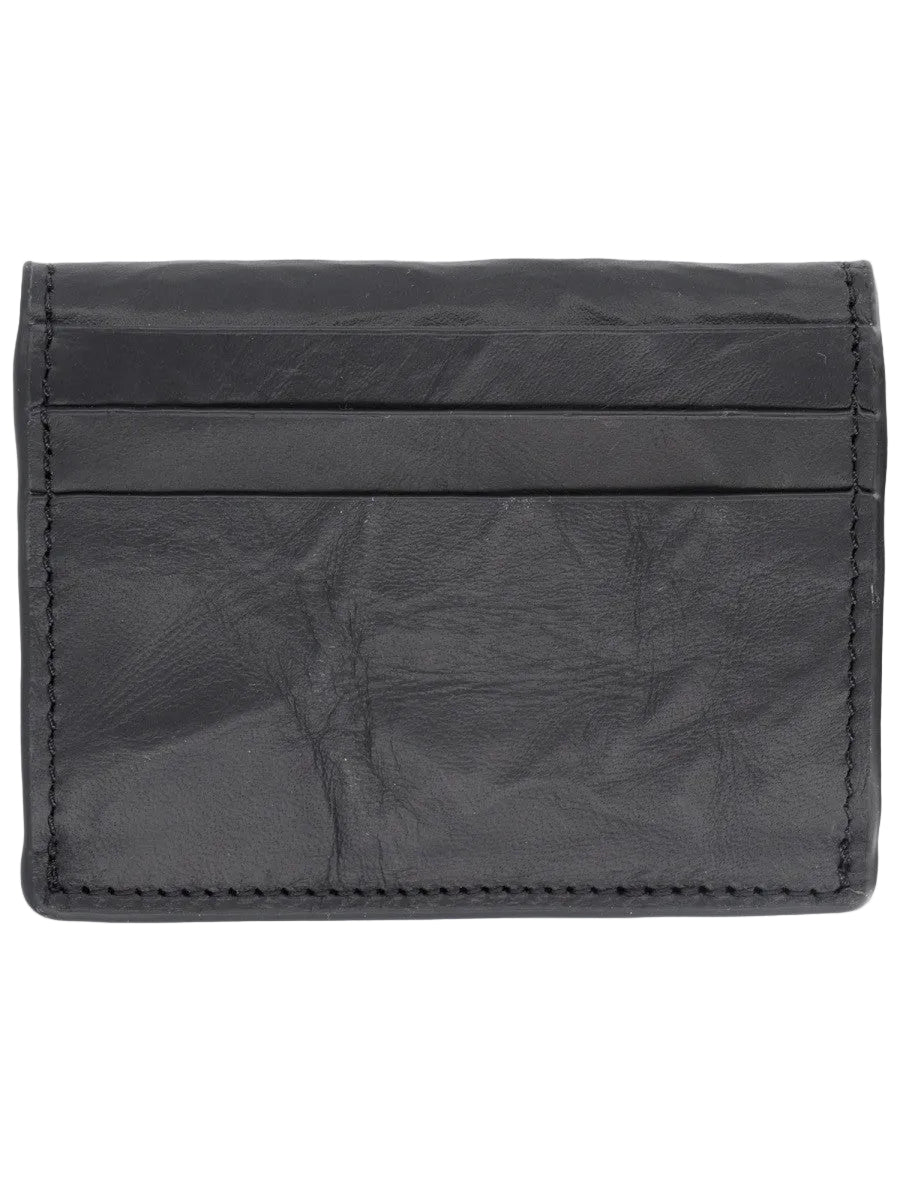 Portacarte In Pelle Con Logo