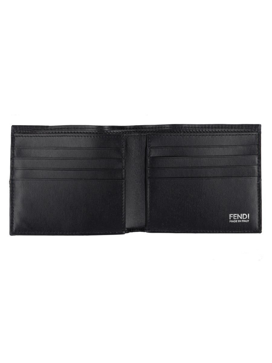 Portafoglio Bifold FF con Fascia in Jacquard