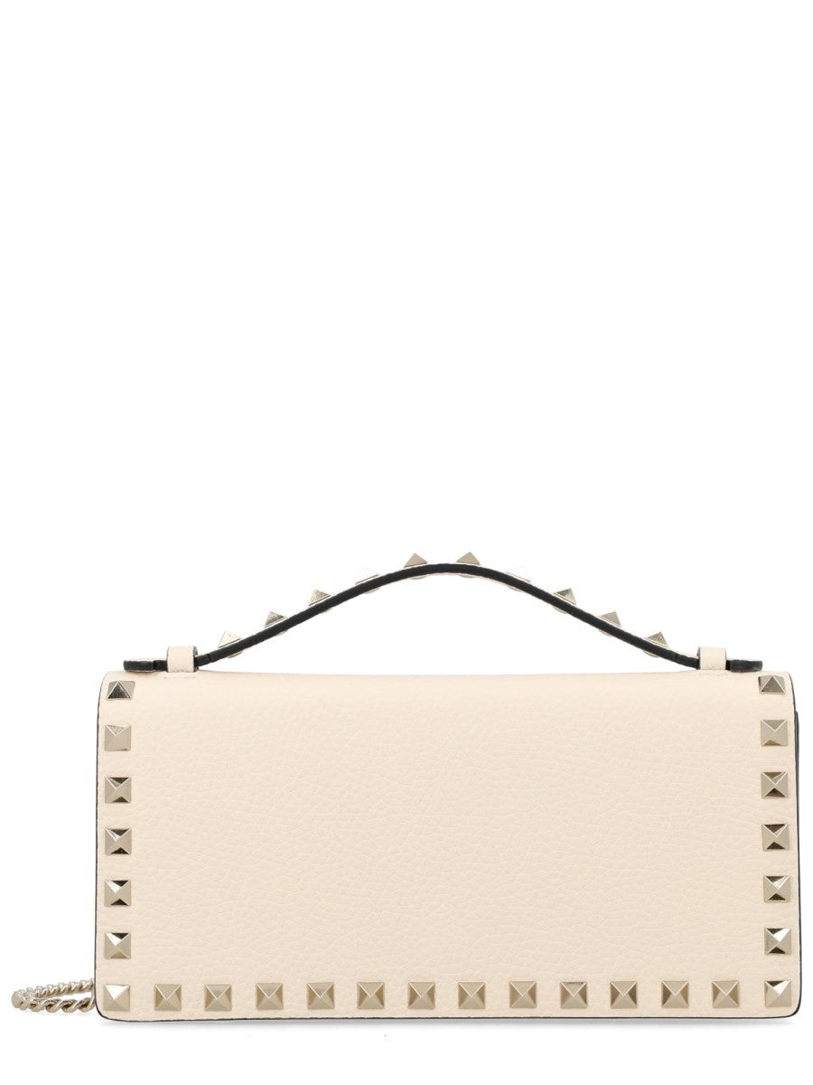 PORTAFOGLIO "ROCKSTUD" IN PELLE
