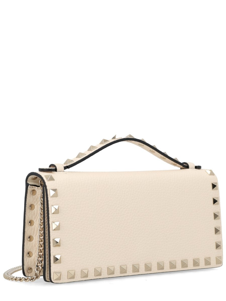 PORTAFOGLIO "ROCKSTUD" IN PELLE