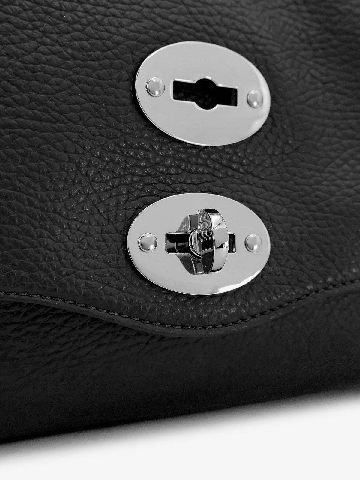 Postina® S textured leather crossbody bag