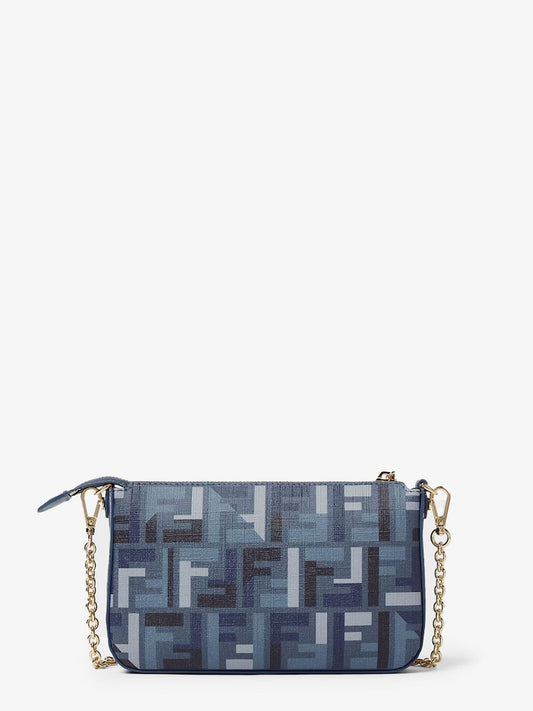 Pouch Baguette FF jacquard fabric shoulder bag