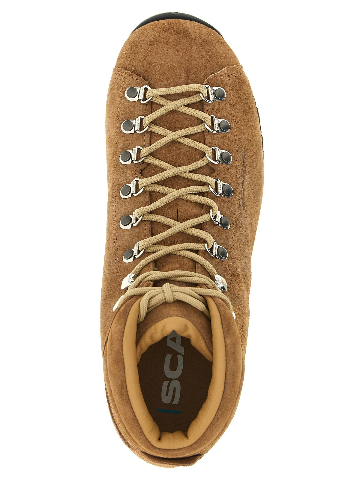 'Primitive' brown ankle boots