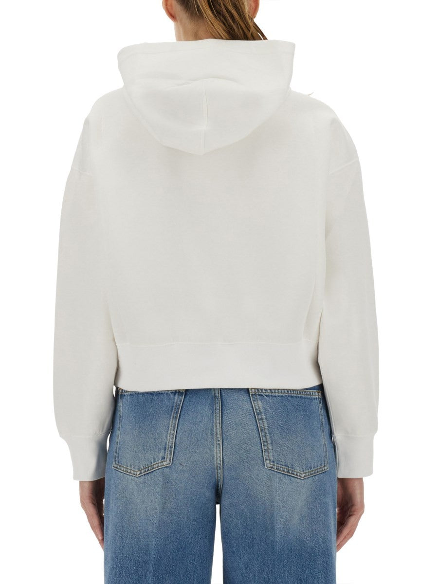 PRINTED COTTON HOODIE