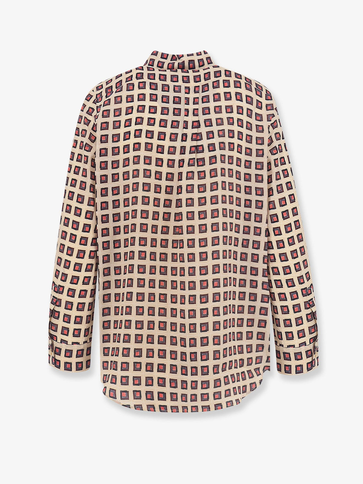 Printed silk shirt