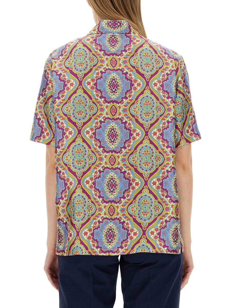 PRINTED SILK SHIRT